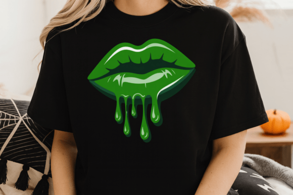 Download Green Dripping Lips PNG, St Patrick’s - Dripping lips Collection